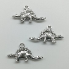 Wholesale dinosaur antique silver charms pendants jewelry DIY 26 14mm
