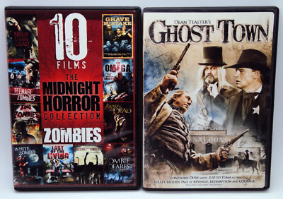 THE MIDNIGHT HORROR COLLECTION ZOMBIES & GHOST TOWN DVDs Rennee O'Connor Western