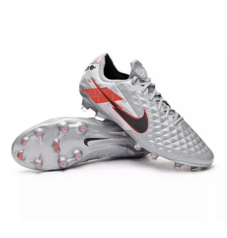 New Nike Tiempo Legend 8 Elite FG Soccer Cleats Grey CW0518-906