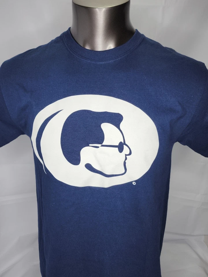 Joe Paterno Penn State T-Shirt Size M Nittany Lions Gildan Navy White - Image 2 of 4