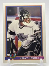 1991 Topps Bowman #183 Kelly Hrudey Los Angeles Kings
