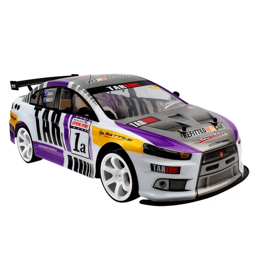Nuevo coche de carreras a escala 1:10 70 km/h alta velocidad 4x4 RC 2,4 GHz RTR RC vehículo de deriva - Imagen 8 de 12
