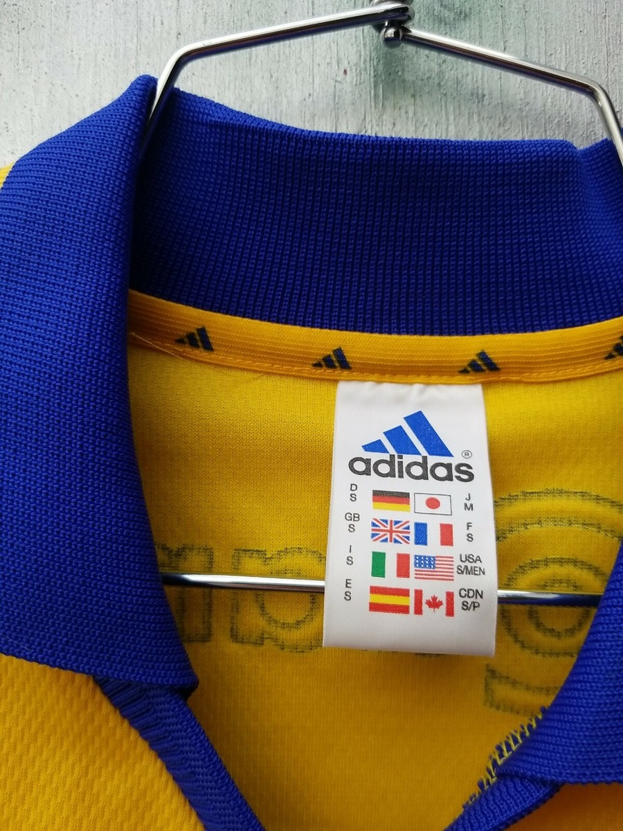Vintage ADIDAS BRONDBY HOME FOOTBALL JERSEY SOCCER SHIRT SIZE