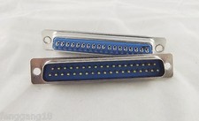 10pcs D-SUB 37 Pin DB37 Male Plug Solder Type Straight Adapter Connector 2 Rows