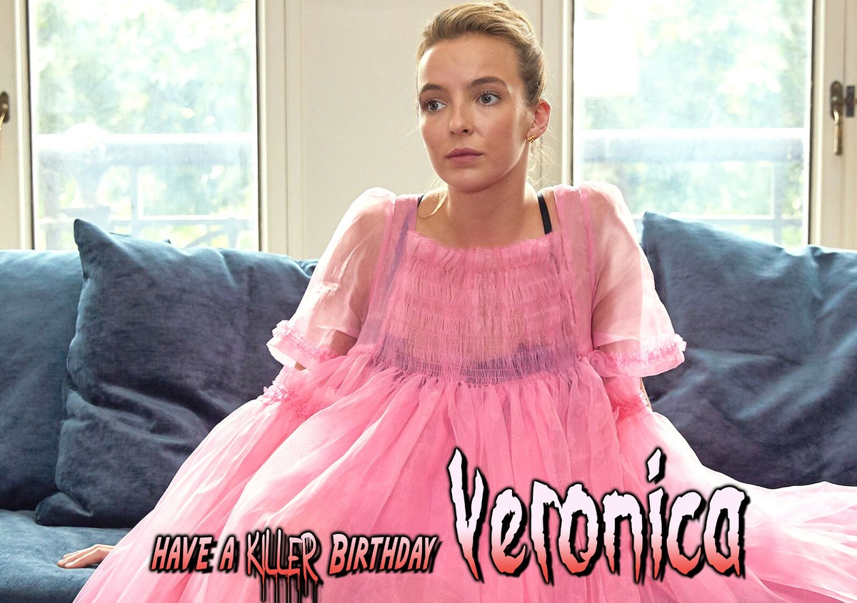 KILLING EVE Villanelle Unofficial Happy Birthday PERSONALISED