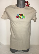 T-shirt uomo Nintento Super Mario taglia S nuova marrone chiaro