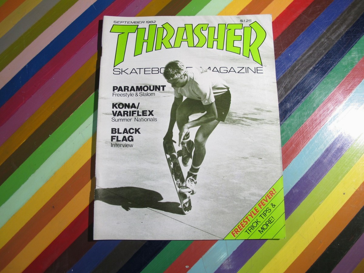 vtg 1980s Thrasher Skateboard Magazine - single issues 1982 vtg 1980s Thrasher Skateboard Magazine - single issues 1982