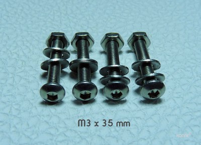 SME Bed Plate Screws / Schrauben M3 x 35 mm für die Grundplatte von SME