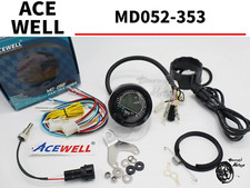 ACEWELL genuine multifunction digital meter MD052-353 Bike meter φ52  New
