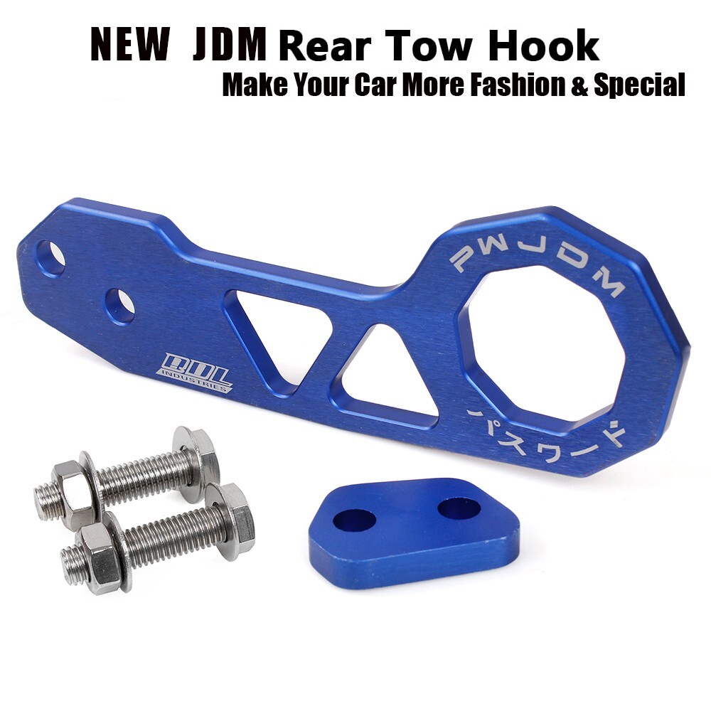 JDM Universal Blue Aluminum Racing Car Rear Tow Hook for Honda Civic eBay