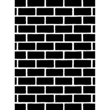 Embossing Folder Brick Pattern 4.25 X 5.75 Inches A2 1218-108