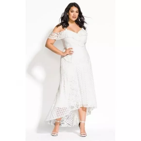 City chic 2025 femme fatale dress
