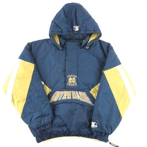 notre dame starter jacket pullover