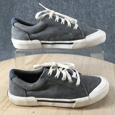 Sperry Top Sider Shoes Youth 3.5 M Striper II LTT Sneakers Gray Fabric STK261702