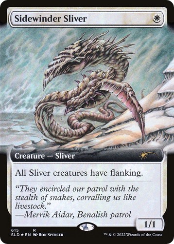 Predatory Sliver (Extended Art) [Foil NM - Secret Lair Drop Series