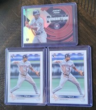 2022 Topps Update Series Jeremy Pena Generation Now & (2) Base RC's - Astros 