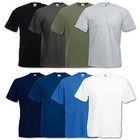3er Fruit of the Loom T-Shirt Herren Valueweight T Sets Shirts Tshirt S - 5XL