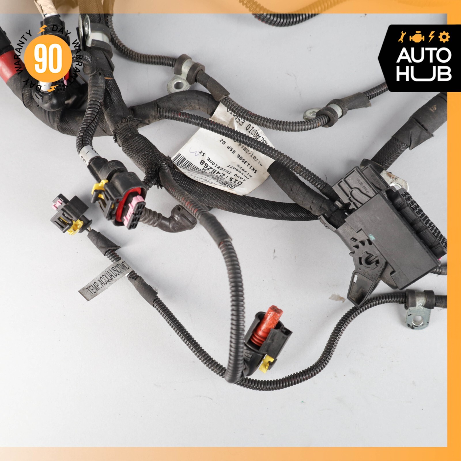 09-19 Maserati GranTuismo M145 Fuel Injector Injection Wiring Harness OEM 43k