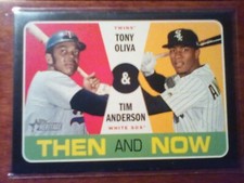 2020 Topps Heritage Then & Now Oliva/Anderson