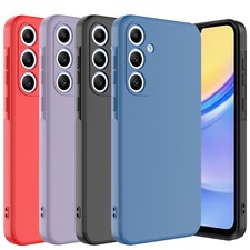 For Samsung Galaxy A15 A25 A55 5G Case Liquid Silicone Slim Thin Phone Cover