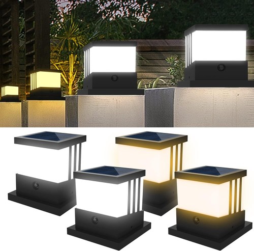 T-SUN LED Solar Post Deck Cap Light Color Changing Light Fence Posts4x4 5x5 6×6