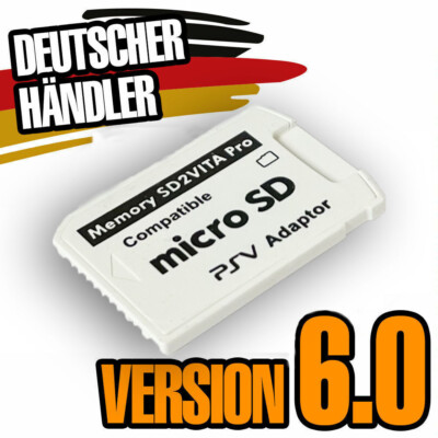 SD2VITA PRO 6.0 Speicherkarte Adapter PS VITA PsVita HENKAKU MicroSD Memory Card