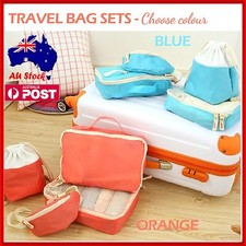Set of 4 Travel Bag Suitcase Luggage Organiser Toiletry Make Up Bum Waist Pouch 