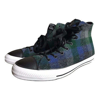 Converse X Woolrich Chuck Taylor All Star Hi Plaid Black  display picture 1