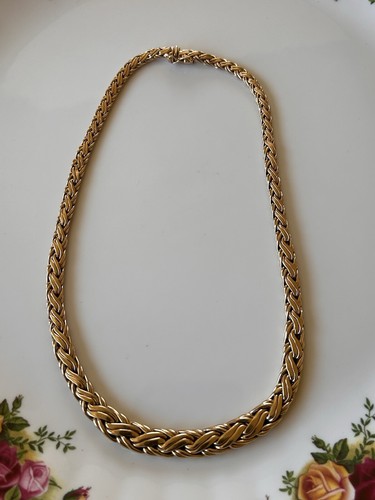 Tiffany & Co 14K Gold Byzantine Braid Russian Weave Necklace 32.9 Grams 16 Inch - Picture 21 of 21