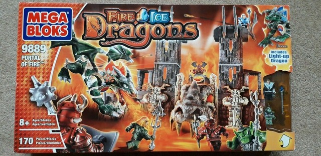 mega bloks dragons fire and ice game