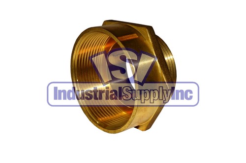 Fire Hydrant Adapter | 3"" Buchse NPT x 2-1/2"" Stecker NST/NH | Messing - Bild 3 von 3