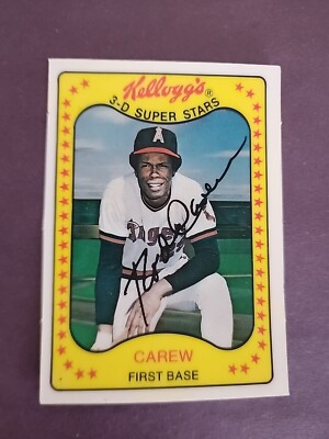 1981 Kellogg's 3-D Super Stars - #26 Rod Carew