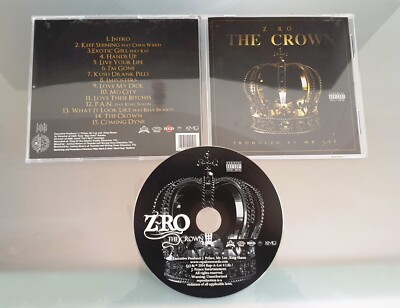 Z-Ro - The Crown CD Rap-A-Lot Records Screwed Up Click
