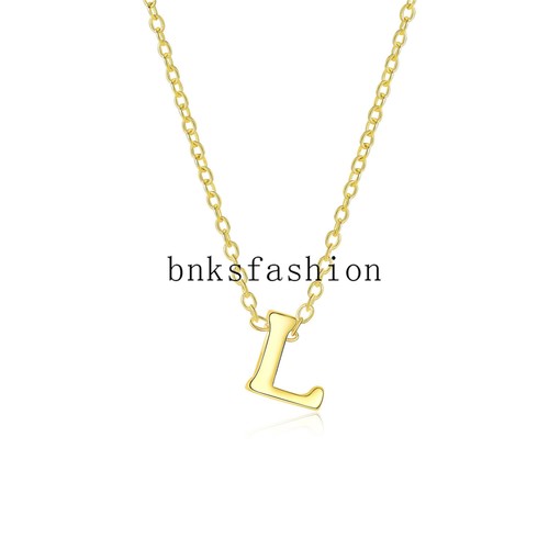 Women Girls Initial Letter A to Z Alphabet Pendant Necklace Chain Jewelry Gifts - Picture 16 of 30