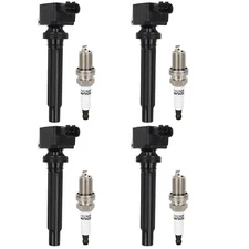 UF562 4x Ixgnition Coils and 4 Spark Plugs For Suzuki SX4 L4 2.0L 2007 2008 2009