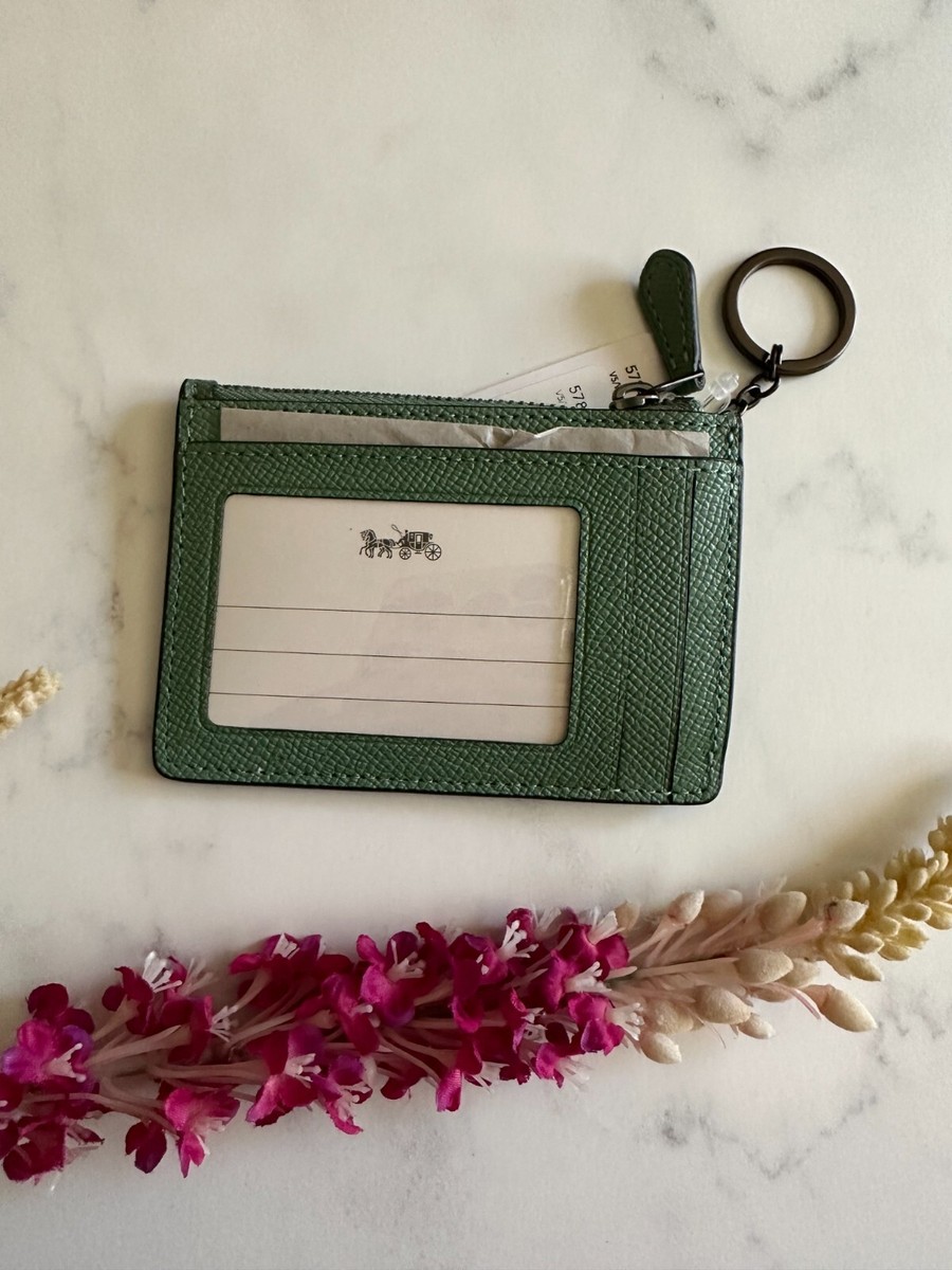 Coach Mini Skinny Leather ID Card Case 57841 | eBay