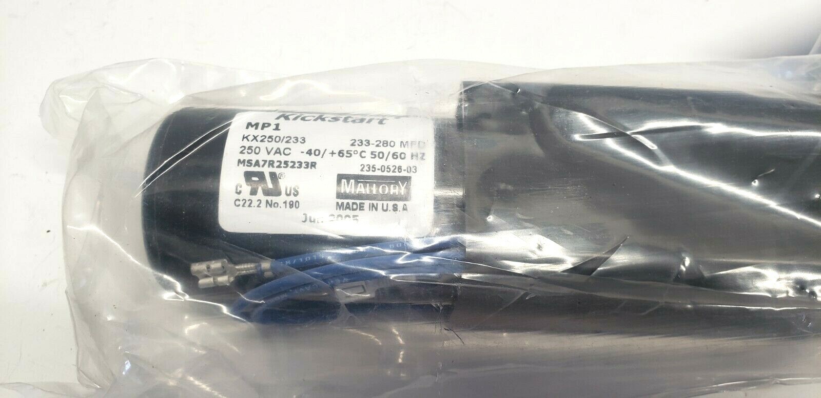 Kick Start Potential Relay & Start Capacitor MP1 208230v Compressors