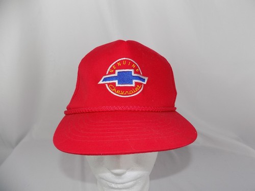 CHEVROLET Red Hat Cap Genuine CHEVY 