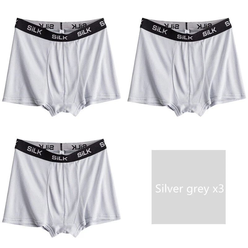 Calzoncillos Sin Costuras De Seda Helada Para Hombre, Ropa