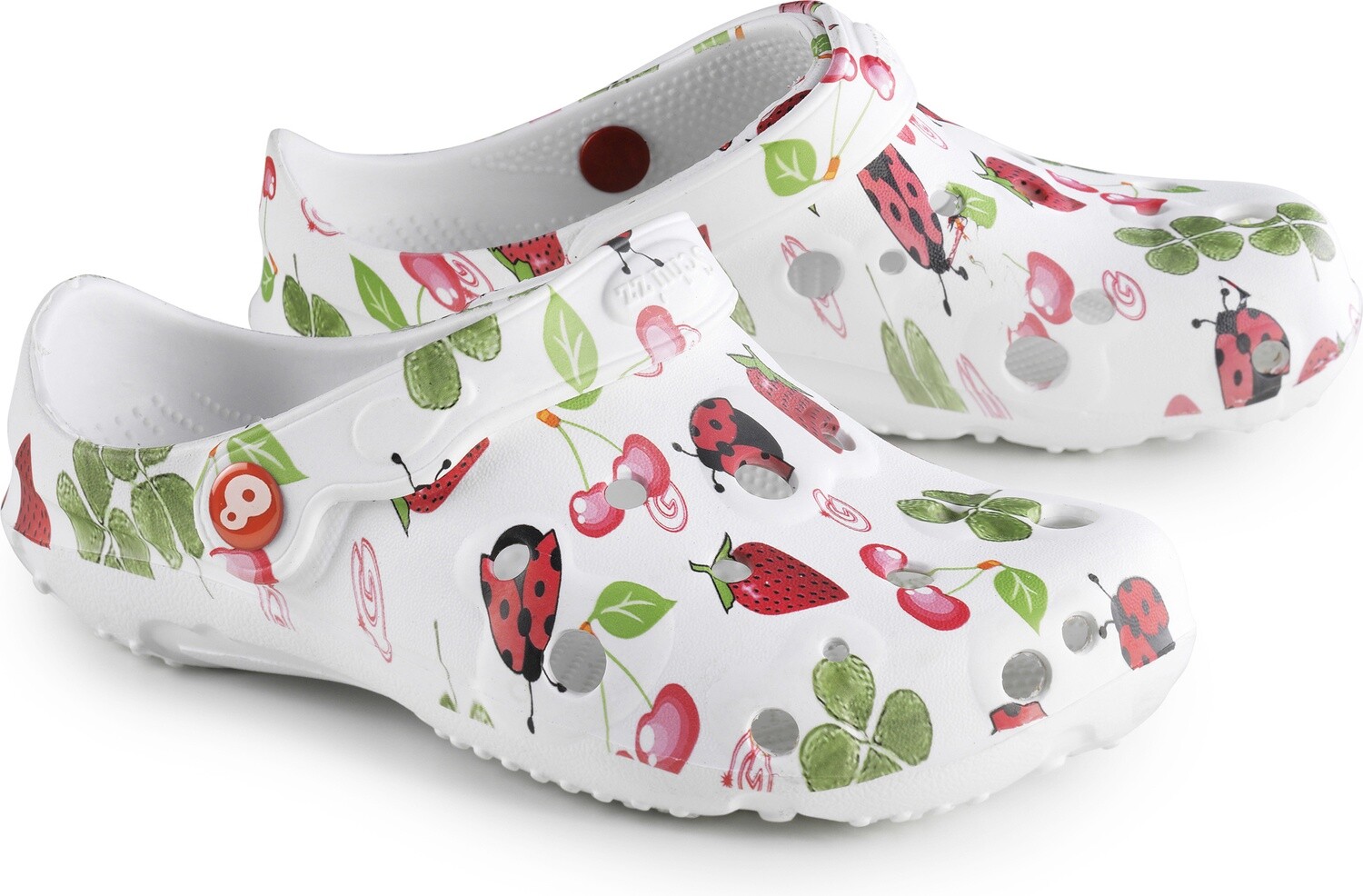 Женские кроссовки Schuzz Damen Clog Badeschuhe с шаровидным женским принтом Разноцветные 8090₽