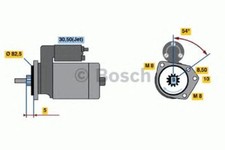 BOSCH REMAN STARTER - 0986016800