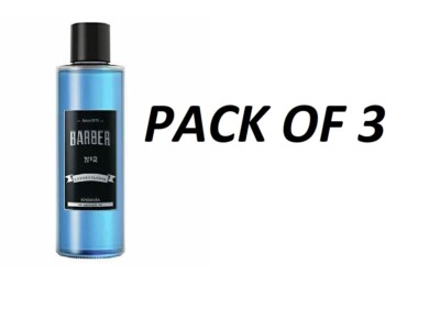 MARMARA - Barber Eau De Cologne - No. 2 500ML - BLUE - PACK OF 3
