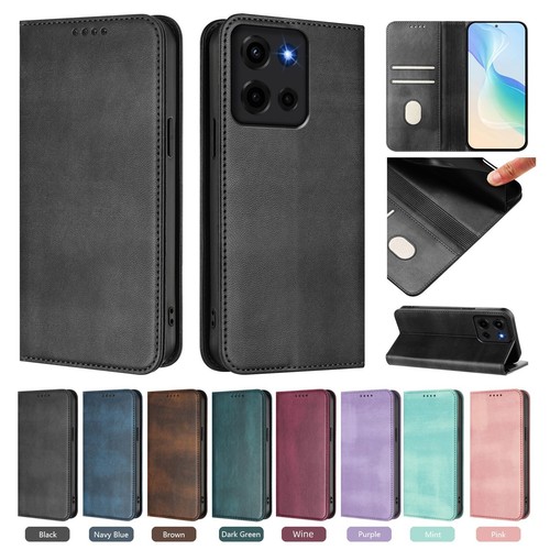 For Motorola Moto G Play/Power/Stylus 2025 Luxury Flip PU Leather Wallet Case