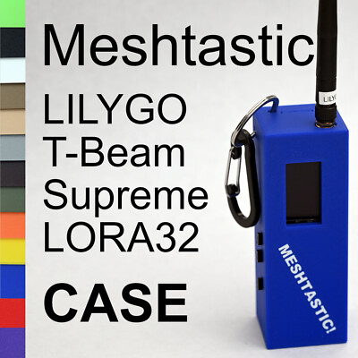 Custom LORA32 T-Beam Supreme Meshtastic Case - 3D Printed | FREE Ship + Accs