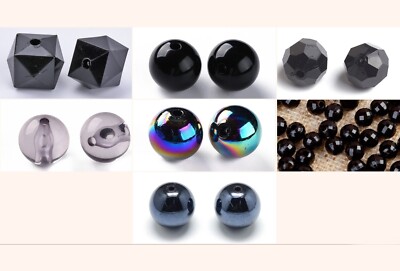 15St. 16mm Opaque Acrylic Beads AB Color UV Plated Pearlized Rainbow