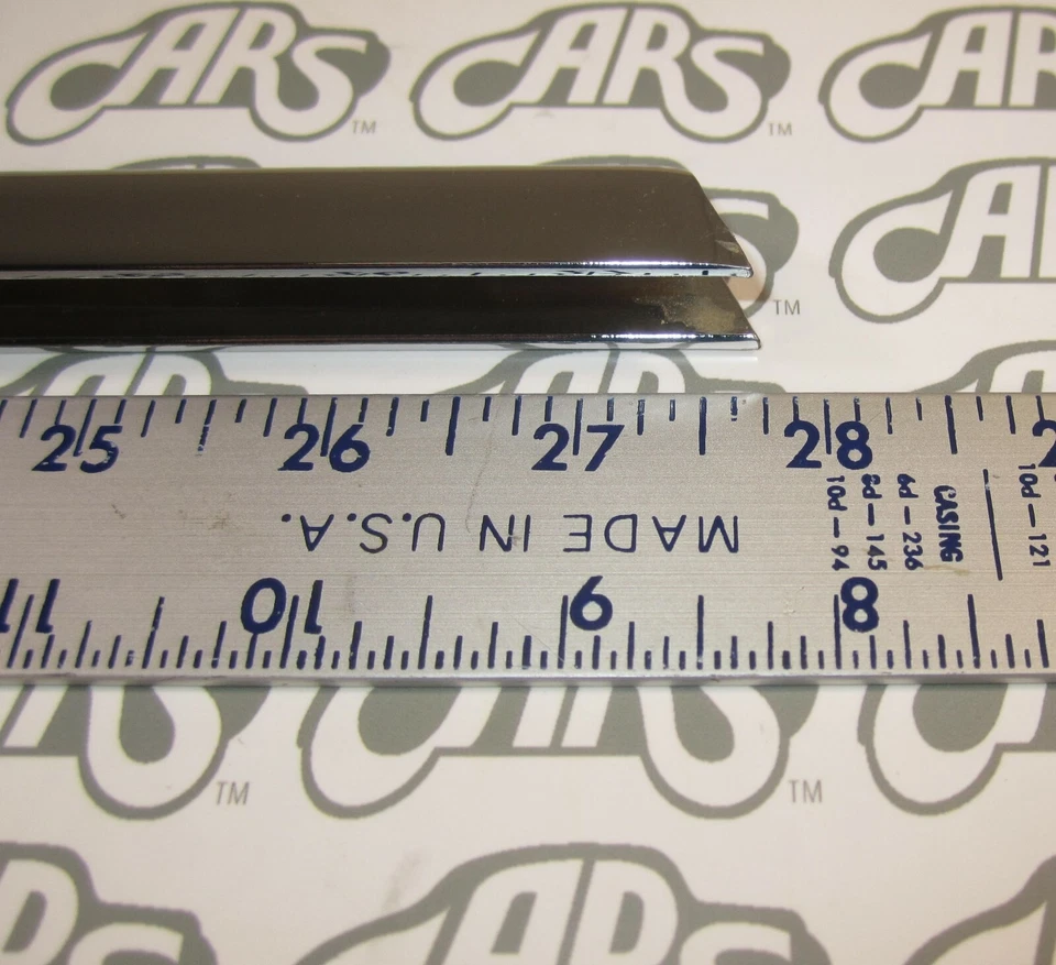 Marcos de vidrio de puerta superior Buick & Cadillac 1954-1956. Par. Cromo Foto 3 de 4