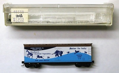 MTL Micro-Trains 49330 Gerber's Products GSVX 1002 wood refrigerator car