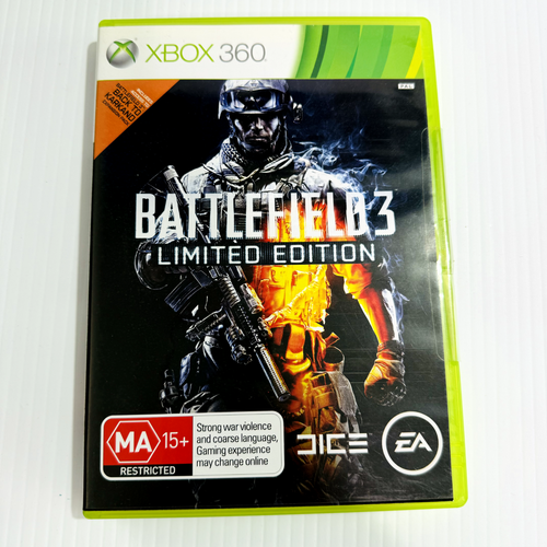 Pack Xbox 360 Battlefield 3 Limited Edition + Casque - Neuf Sous Blister - PAL