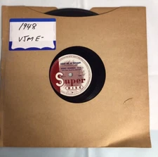 78 RPM "DEEP IN A DREAM/MAD ABOUT YOU" RONNIE DEAUVILLE 1948