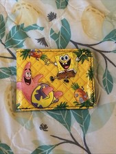 VTG Buckle-Down Men's Multicolor SpongeBob SquarePants  Patrick Bifold Wallet
